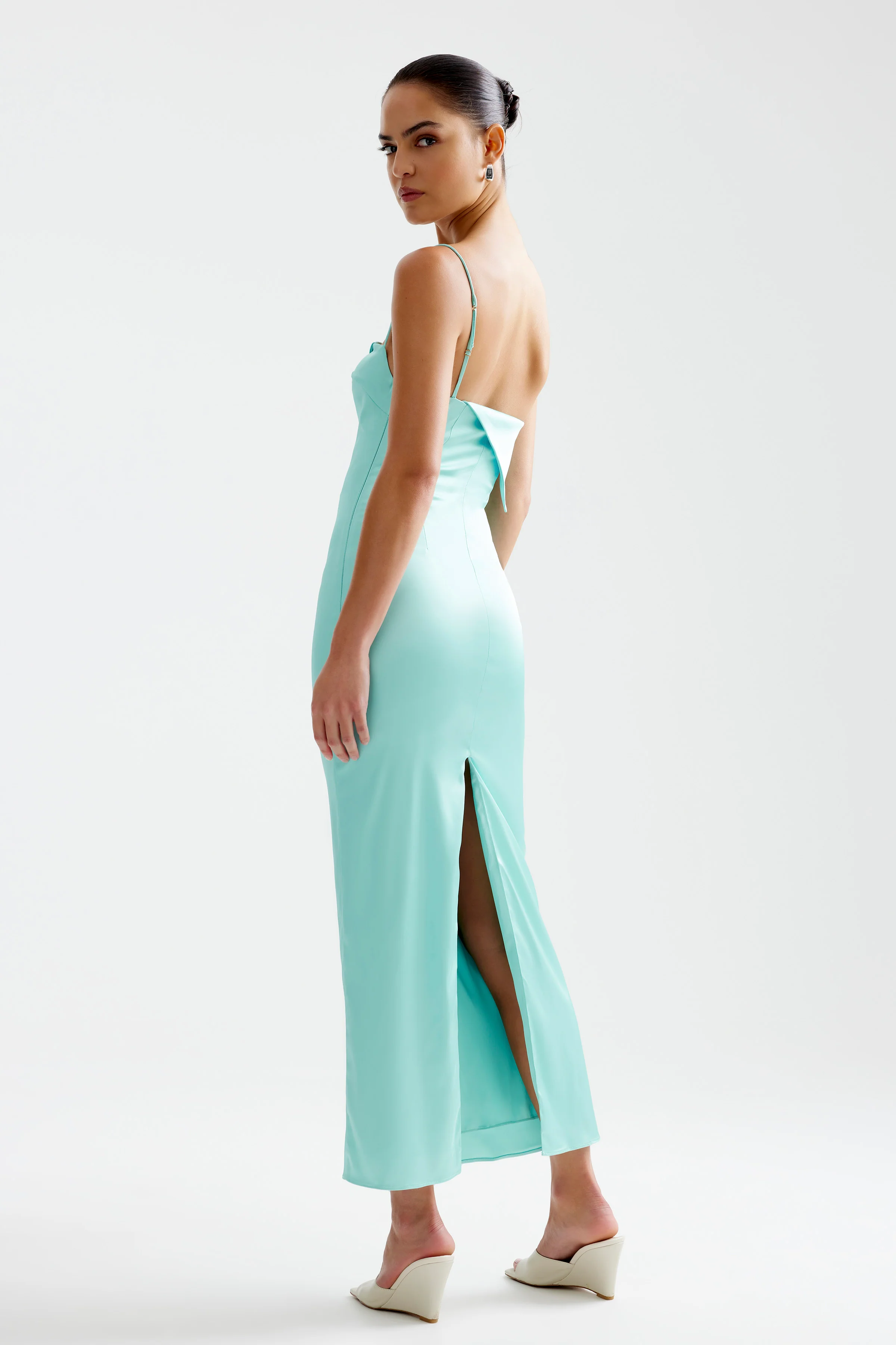 Rayna Dress - Aqua - Image 4