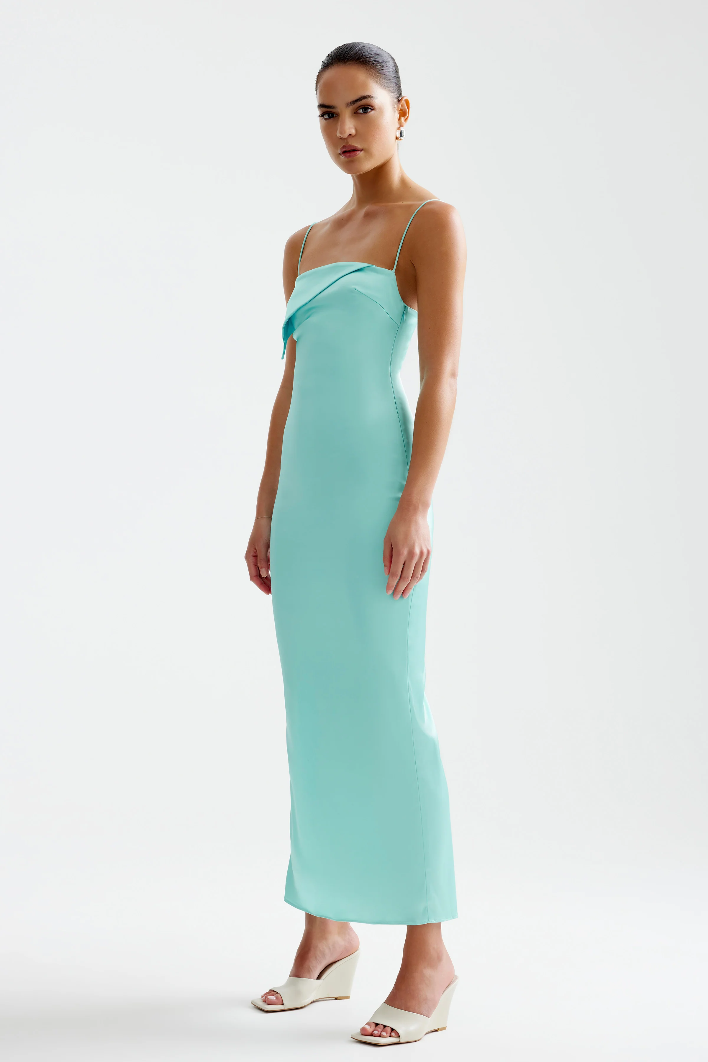 Rayna Dress - Aqua - Image 5