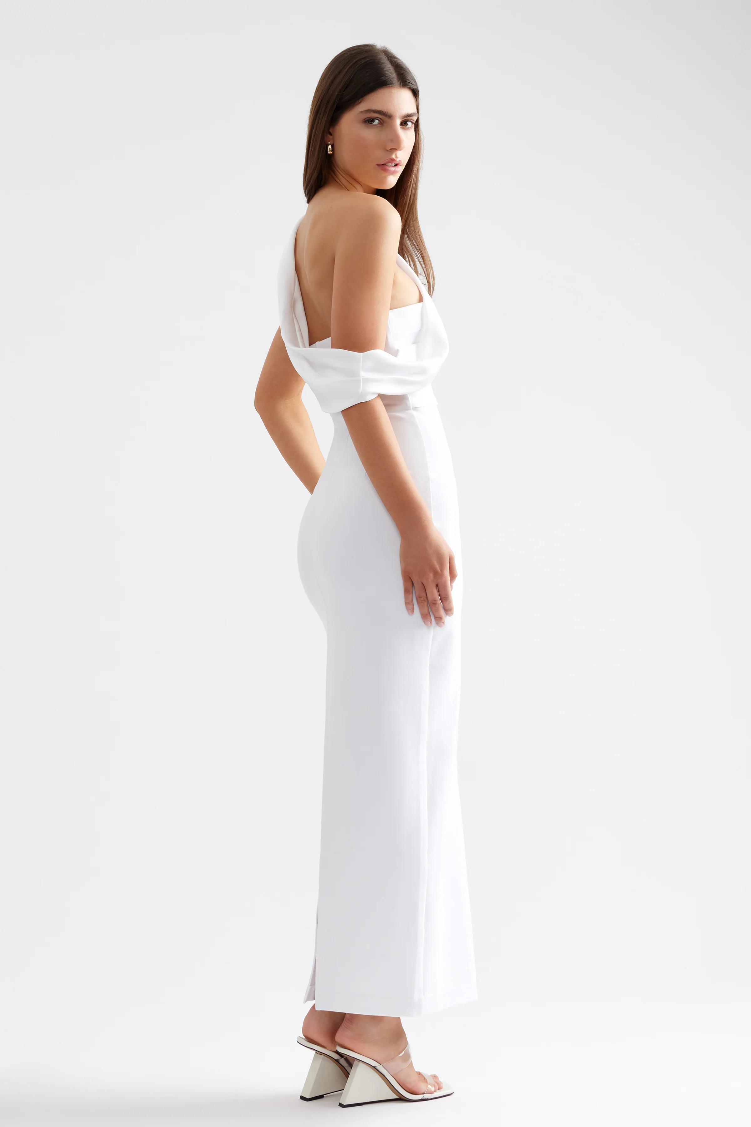 Rita Dress - White - Image 3