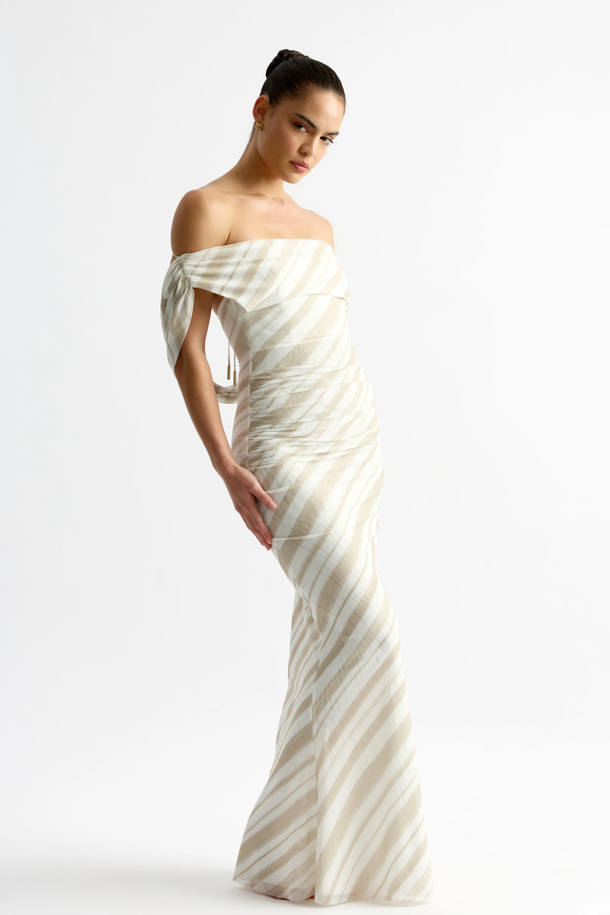 Sebastian Dress - Stripe Print - Image 4