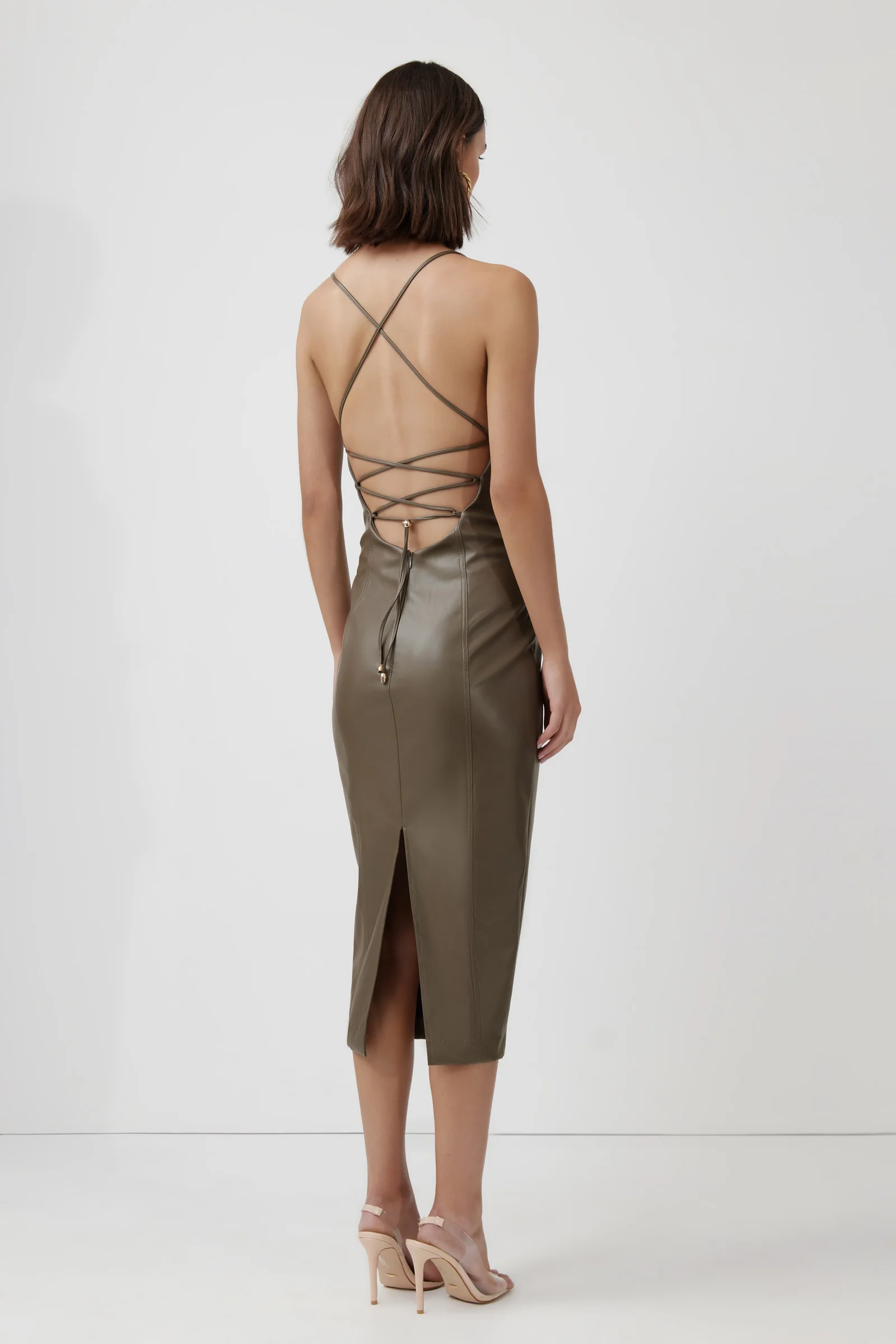 Sequoia Dress - Deep Olive - Image 3