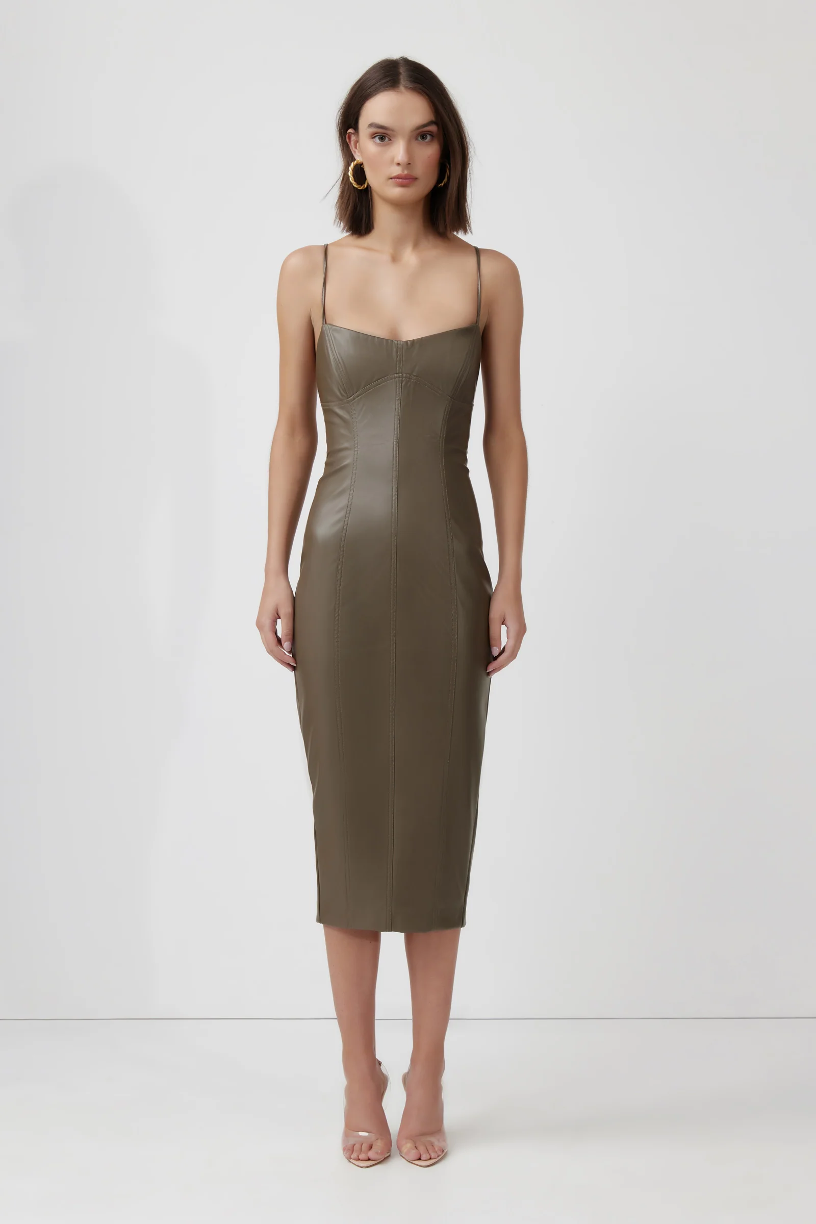 Sequoia Dress - Deep Olive - Image 6
