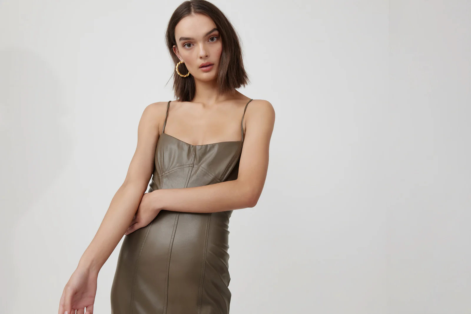 Sequoia Dress - Deep Olive - Image 7