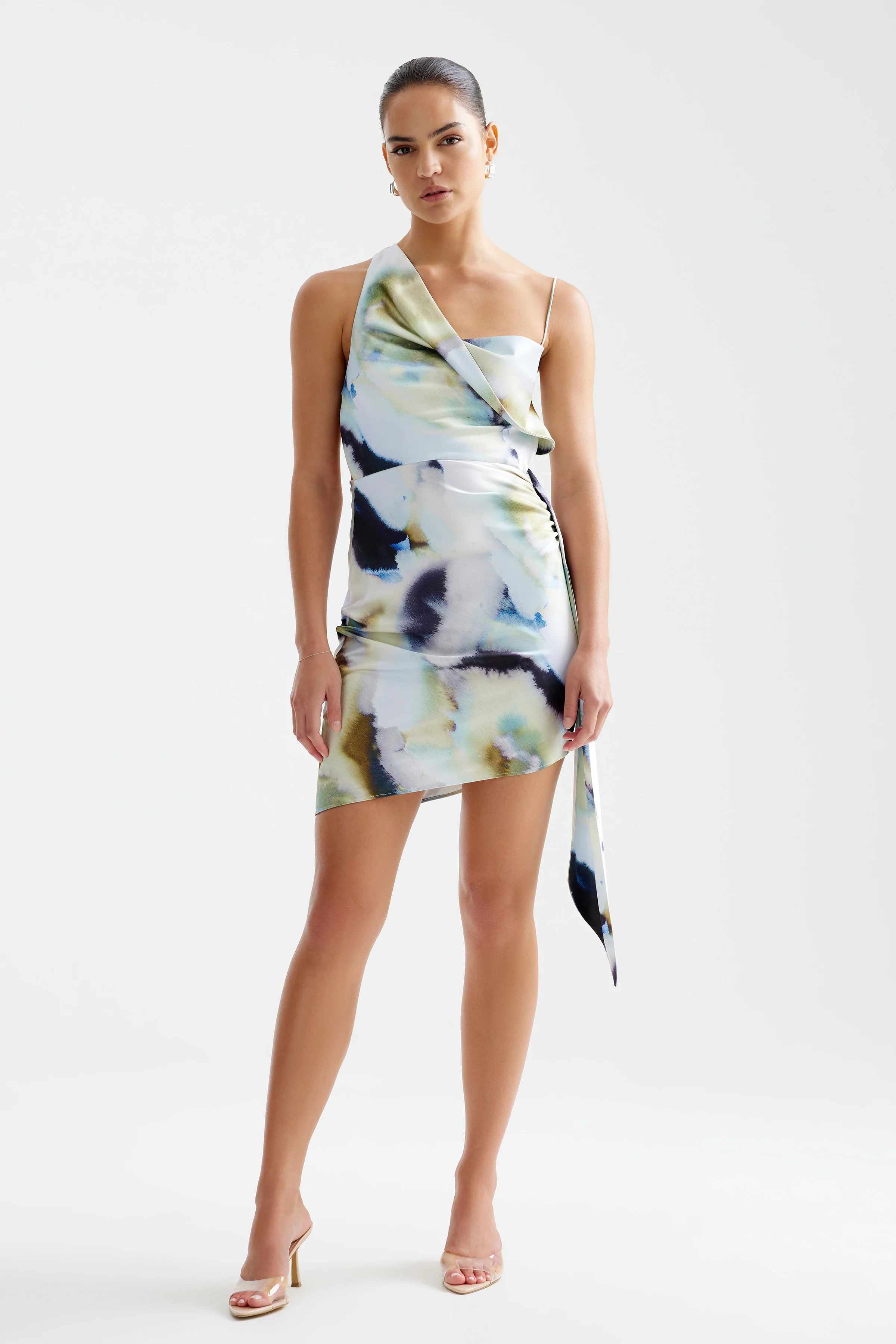 Sophie Dress - Blue Mineral Print - Image 3