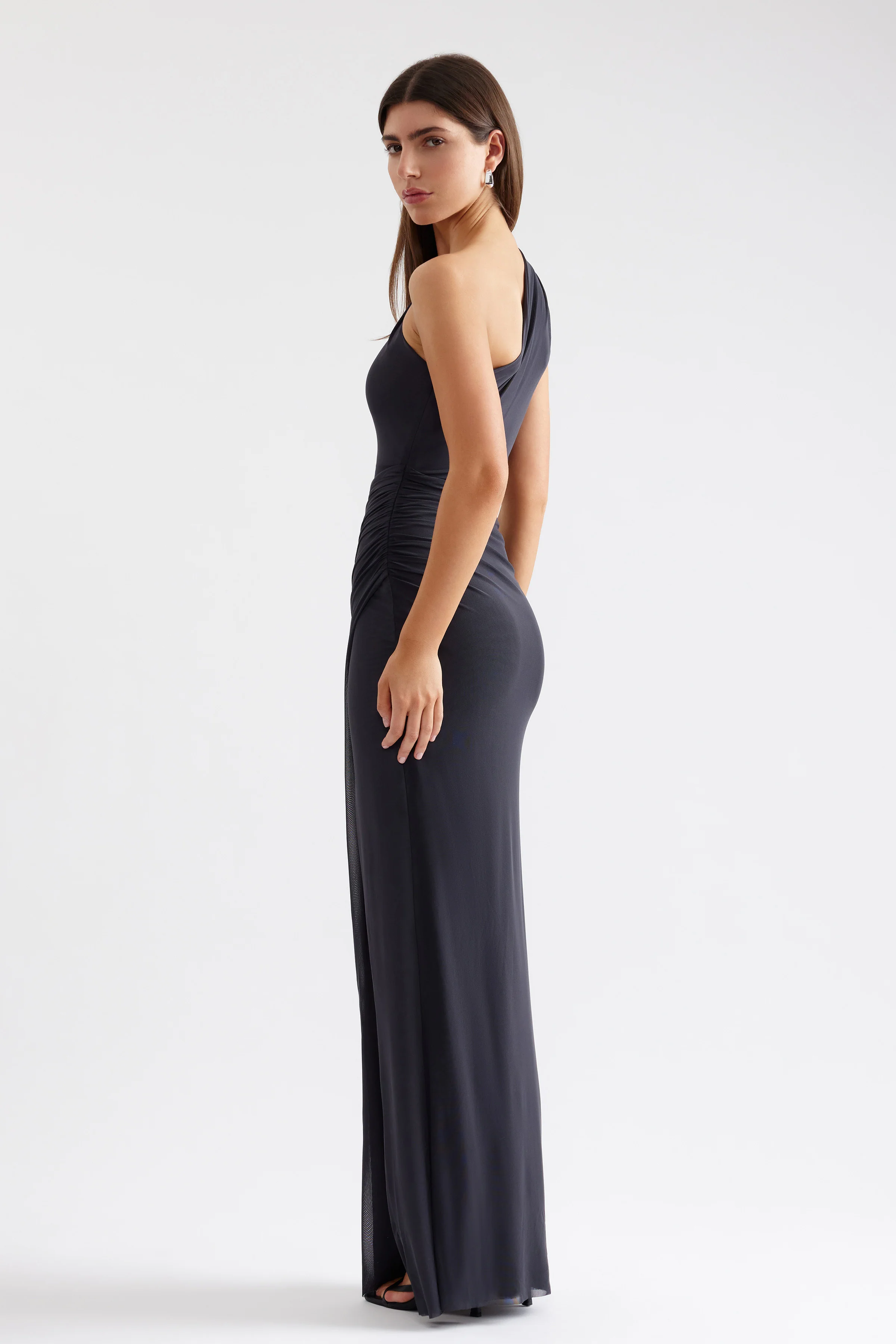 Viola Dress - Charcoal - Image 4