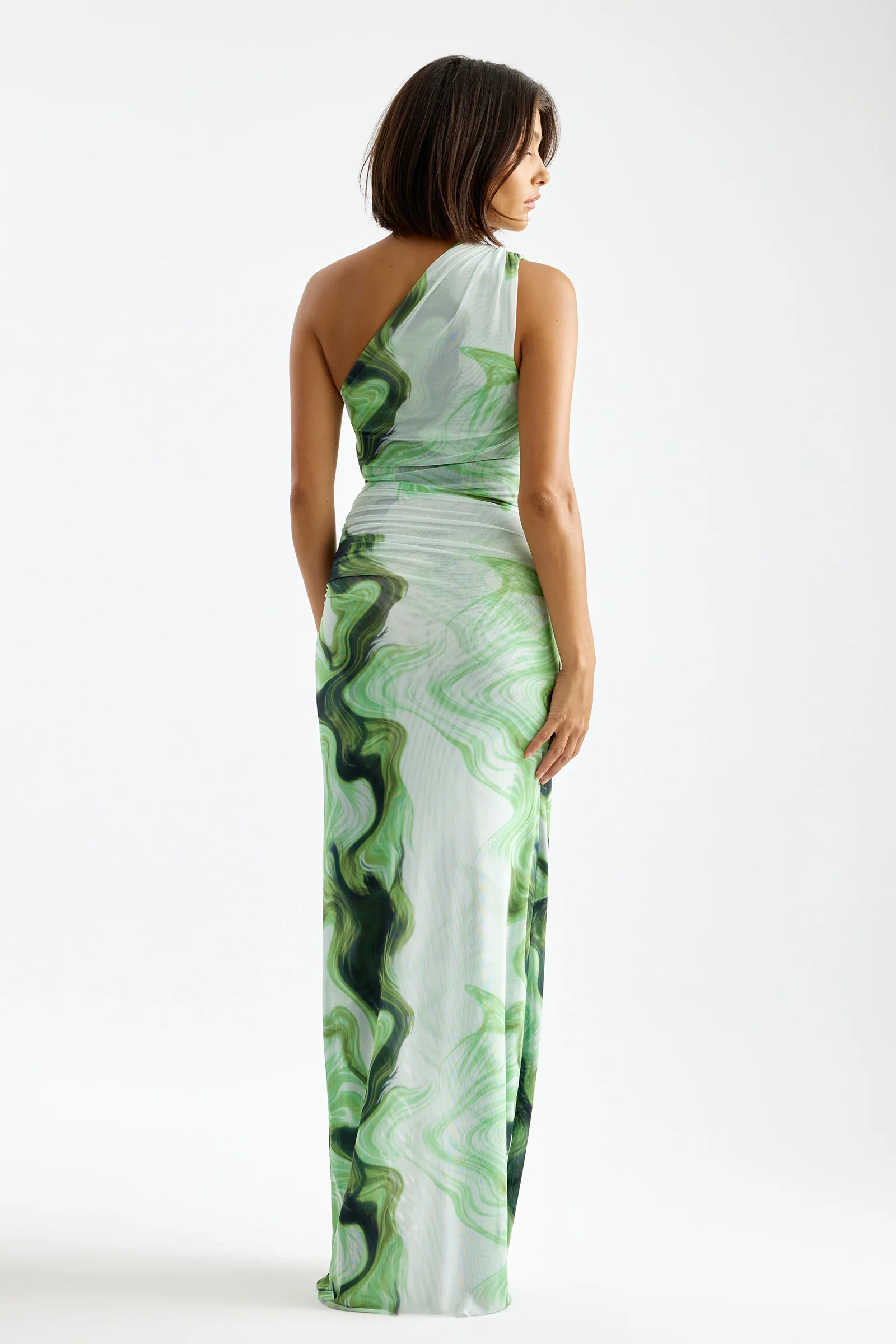 Viola Dress - Matcha Swirl - Image 4